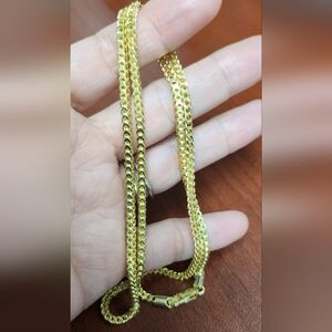 Gold Plated On 925 Silver Necklace